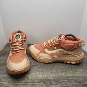 VANS MTE Crosspath Hiking Boots Orange Women's Size 10 Mens 8.5 New